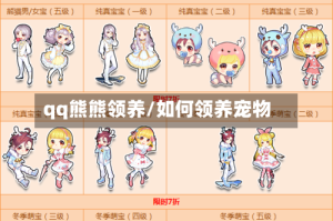 qq熊熊领养/如何领养宠物