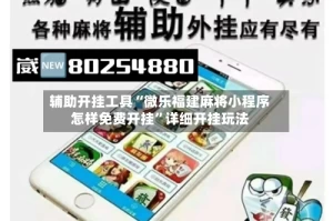 辅助开挂工具“微乐福建麻将小程序怎样免费开挂”详细开挂玩法