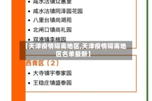 【天津疫情隔离地区,天津疫情隔离地区名单最新】