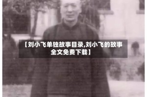 【刘小飞单独故事目录,刘小飞的故事全文免费下载】