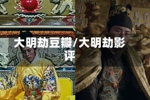 大明劫豆瓣/大明劫影评