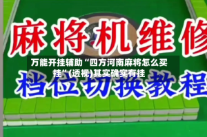 万能开挂辅助“四方河南麻将怎么买挂”(透视)其实确实有挂
