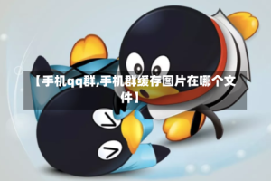 【手机qq群,手机群缓存图片在哪个文件】