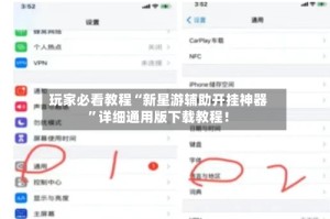 玩家必看教程“新星游辅助开挂神器”详细通用版下载教程！