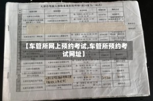【车管所网上预约考试,车管所预约考试网址】