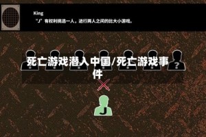 死亡游戏潜入中国/死亡游戏事件