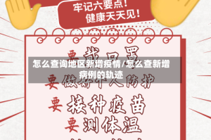 怎么查询地区新增疫情/怎么查新增病例的轨迹