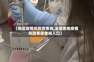 【地区疫情风险度查询,全国各地疫情风险等级查询入口】