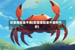 巨蟹座配金牛座(巨蟹座配金牛座好不好)