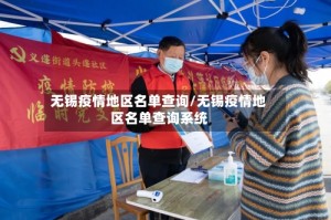 无锡疫情地区名单查询/无锡疫情地区名单查询系统