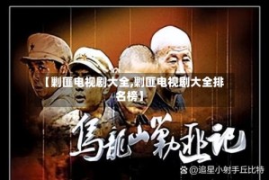 【剿匪电视剧大全,剿匪电视剧大全排名榜】