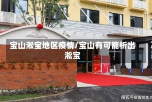宝山淞宝地区疫情/宝山有可能析出淞宝