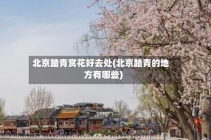 北京踏青赏花好去处(北京踏青的地方有哪些)