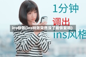 ins特效(ins特效突然没了能恢复吗)