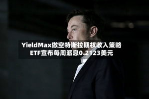 YieldMax做空特斯拉期权收入策略ETF宣布每周派息0.2123美元