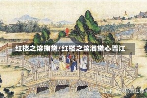 红楼之溶掬黛/红楼之溶润黛心晋江
