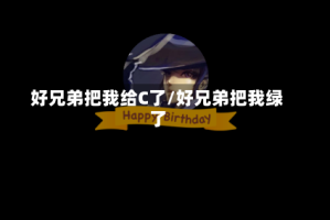 好兄弟把我给C了/好兄弟把我绿了