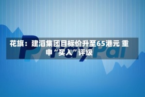 花旗：建滔集团目标价升至65港元 重申“买入”评级