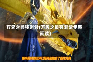 万界之最强老爹(万界之最强老爹免费阅读)