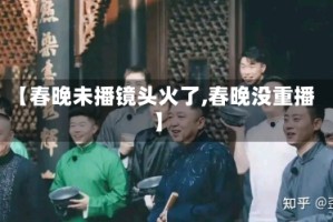 【春晚未播镜头火了,春晚没重播】