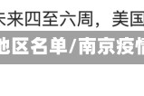 南京疫情地区名单/南京疫情各地区
