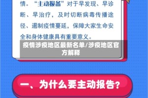 疫情涉疫地区最新名单/涉疫地区官方解释