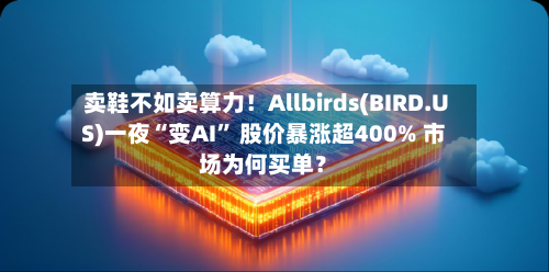 卖鞋不如卖算力！Allbirds(BIRD.US)一夜“变AI	” 股价暴涨超400% 市场为何买单？-第1张图片