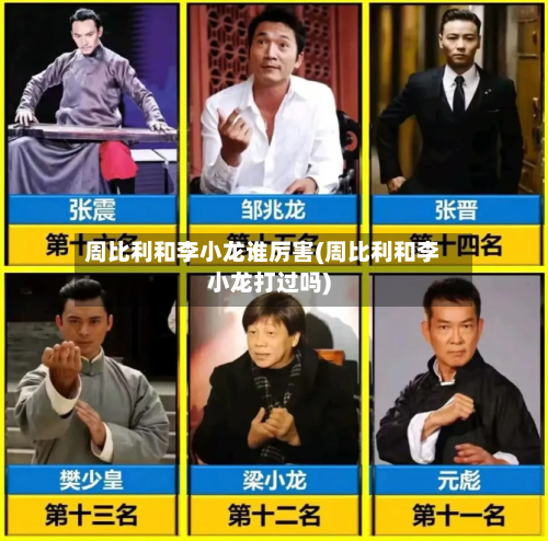 周比利和李小龙谁厉害(周比利和李小龙打过吗)-第1张图片