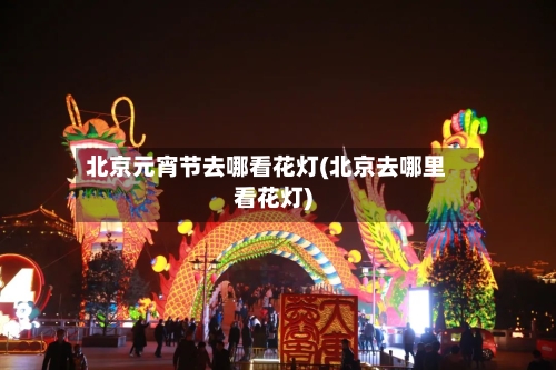 北京元宵节去哪看花灯(北京去哪里看花灯)-第1张图片