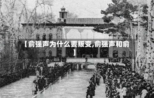 【俞强声为什么要叛变,俞强声和俞】-第2张图片