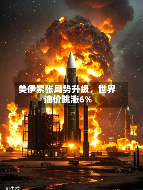 美伊紧张局势升级，世界油价跳涨6%-第2张图片