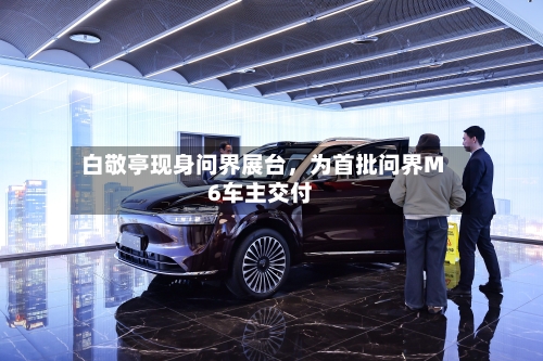 白敬亭现身问界展台	，为首批问界M6车主交付-第2张图片