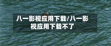 八一影视应用下载/八一影视应用下载不了-第2张图片