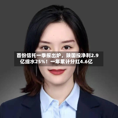 首份信托一季报出炉，陕国投净利2.9亿缩水25%！一年累计分红4.6亿-第2张图片