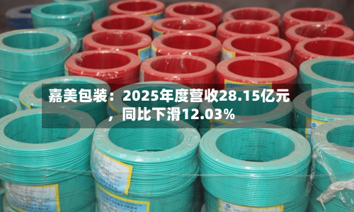 嘉美包装：2025年度营收28.15亿元，同比下滑12.03%-第2张图片