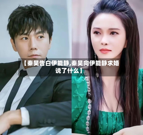 【秦昊告白伊能静,秦昊向伊能静求婚说了什么】-第1张图片