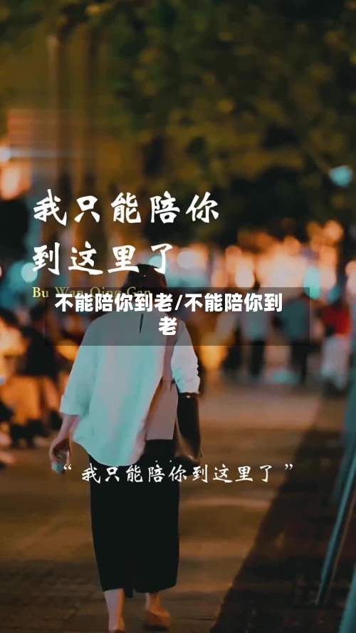 不能陪你到老/不能陪你到老-第1张图片