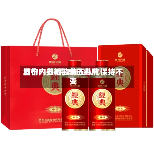 酒价内参4月29日费用发布：五粮液普五八代保持不变-第1张图片