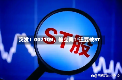 突发！002109，被立案！还要被ST-第1张图片