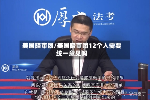 美国陪审团/美国陪审团12个人需要统一意见吗-第1张图片