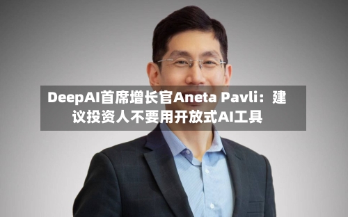 DeepAI首席增长官Aneta Pavli：建议投资人不要用开放式AI工具-第1张图片