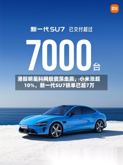 港股明星科网股震荡走高，小米涨超10%	，新一代SU7锁单已超7万-第1张图片