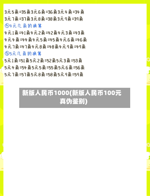 新版人民币1000(新版人民币100元真伪鉴别)-第3张图片
