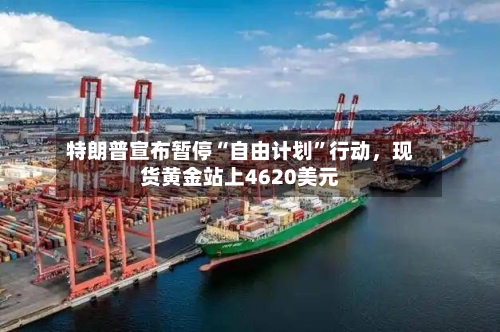 特朗普宣布暂停“自由计划	”行动，现货黄金站上4620美元-第2张图片