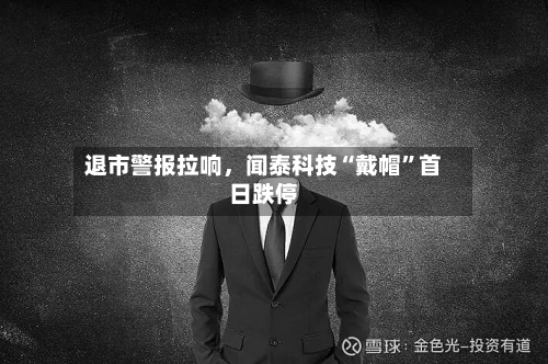 退市警报拉响	，闻泰科技“戴帽”首日跌停-第2张图片