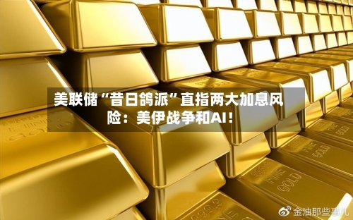 美联储“昔日鸽派”直指两大加息风险：美伊战争和AI！-第2张图片