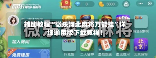 辅助教程“微乐河北麻将万能挂”详细通用版下载教程！-第2张图片