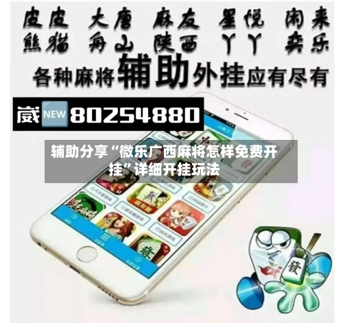 辅助分享“微乐广西麻将怎样免费开挂”详细开挂玩法-第2张图片