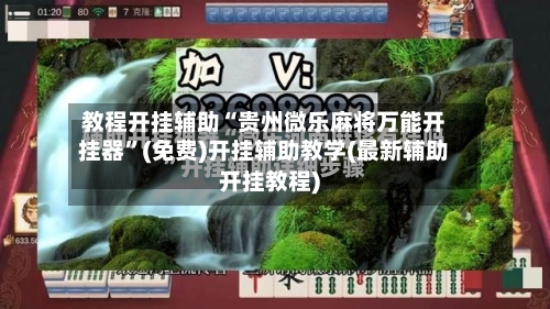 教程开挂辅助“贵州微乐麻将万能开挂器”(免费)开挂辅助教学(最新辅助开挂教程)-第1张图片