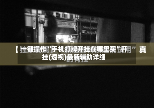 一键操作“手机打牌开挂在哪里买”开挂(透视)最新辅助详细-第3张图片